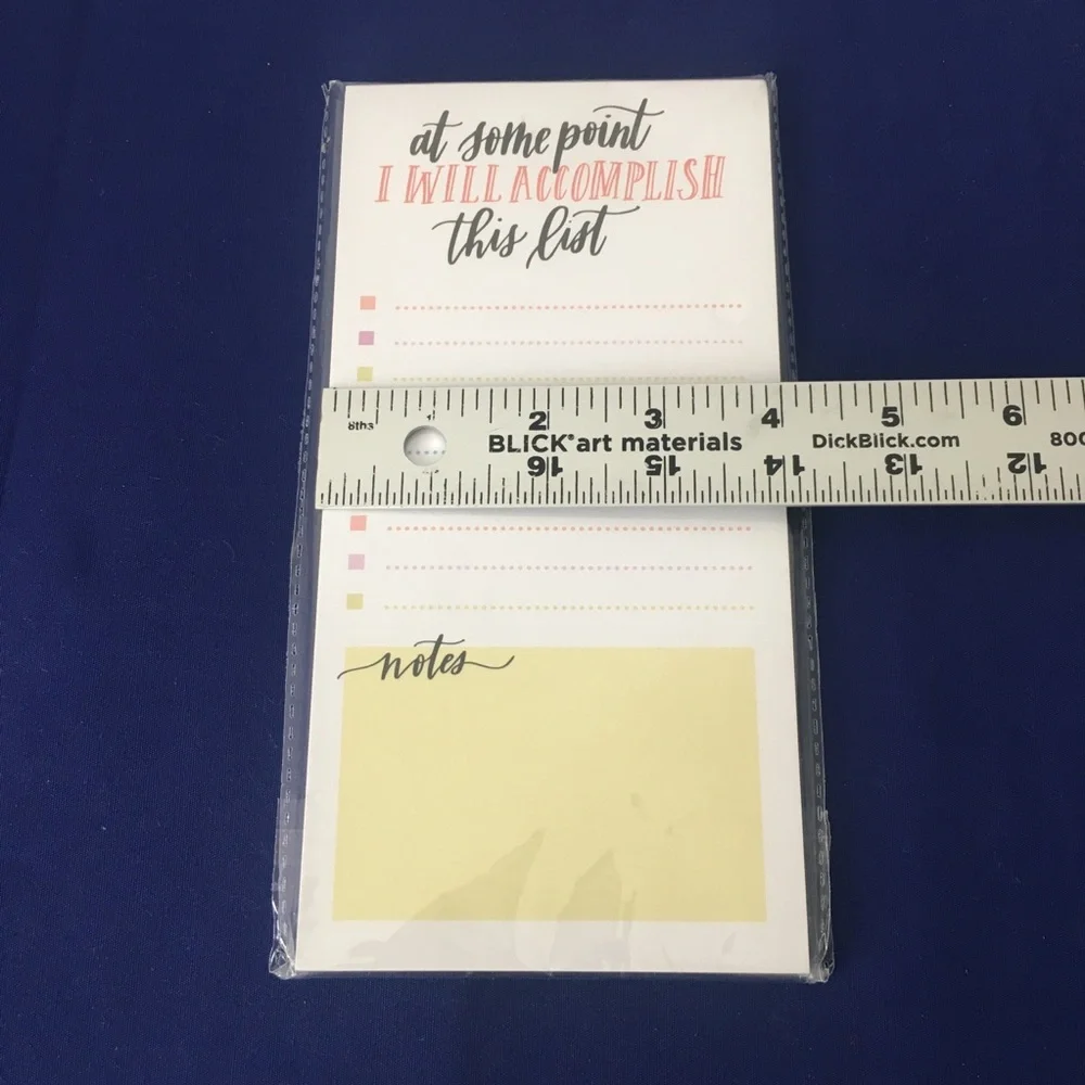Rainbow Weekly Planner List Pad and Notebook Set